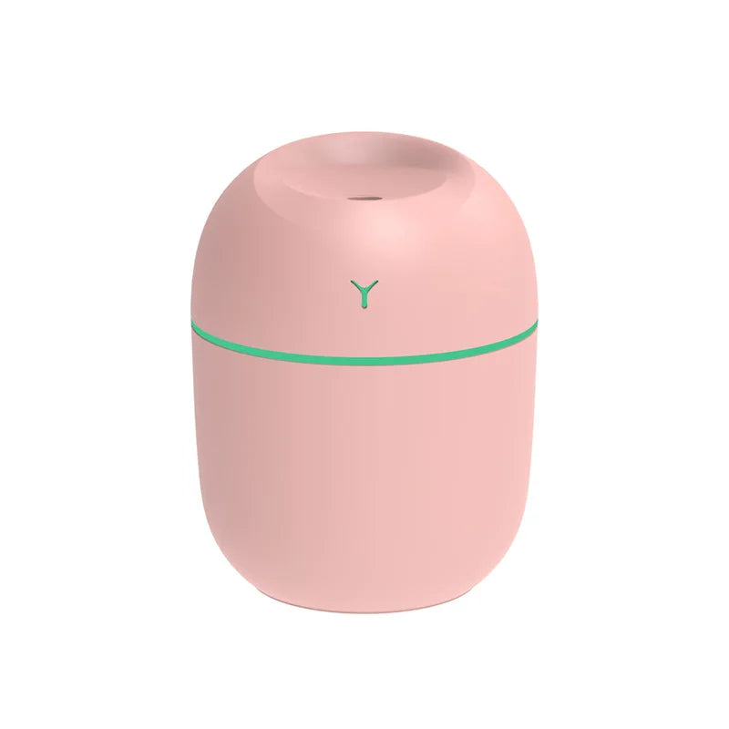 Mini Ultraschall-Luftbefeuchter – USB Aromadiffuser mit LED-Licht