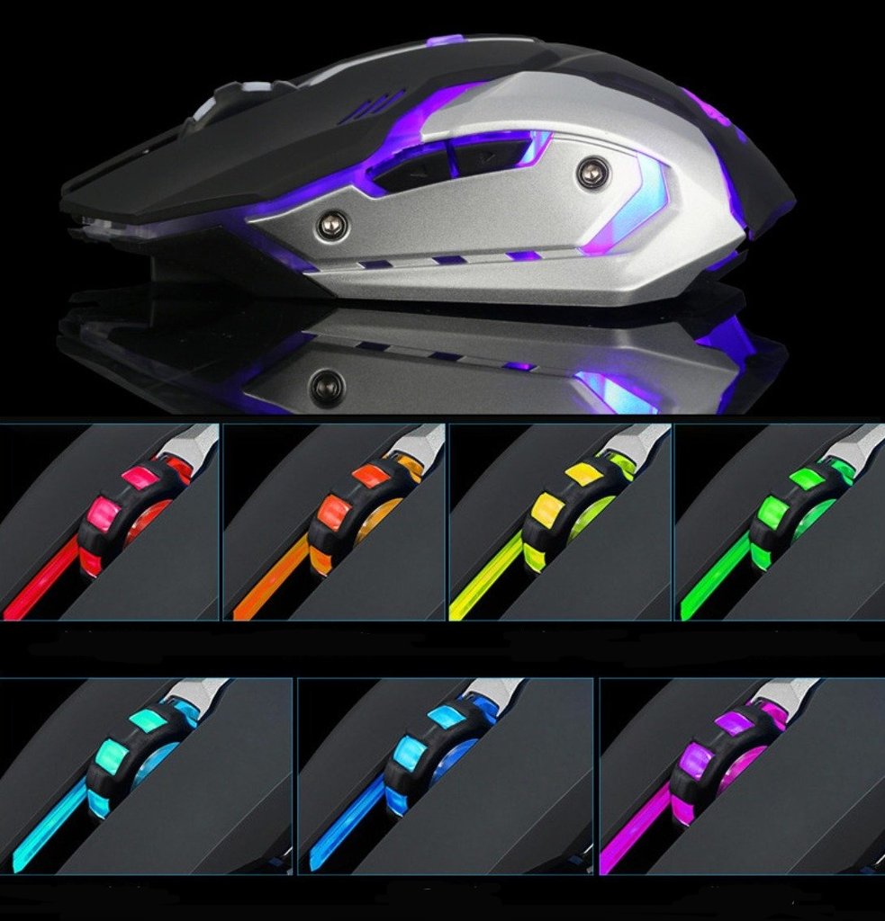 X7 Kabellose Silent Gaming Maus – Präzision ohne Geräusch