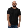 Schwarzes T-Shirt.